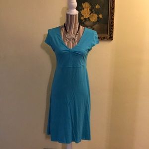 Toad & Co medium blue dress.